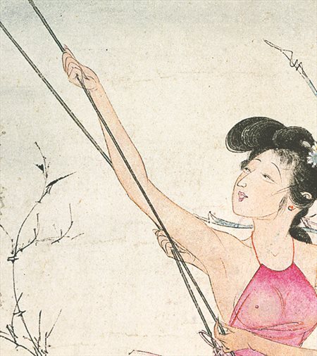 崇信县-胡也佛的仕女画和最知名的金瓶梅秘戏图